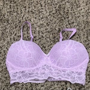 Lilac PINK Victoria’s Secret Laced Bralette
